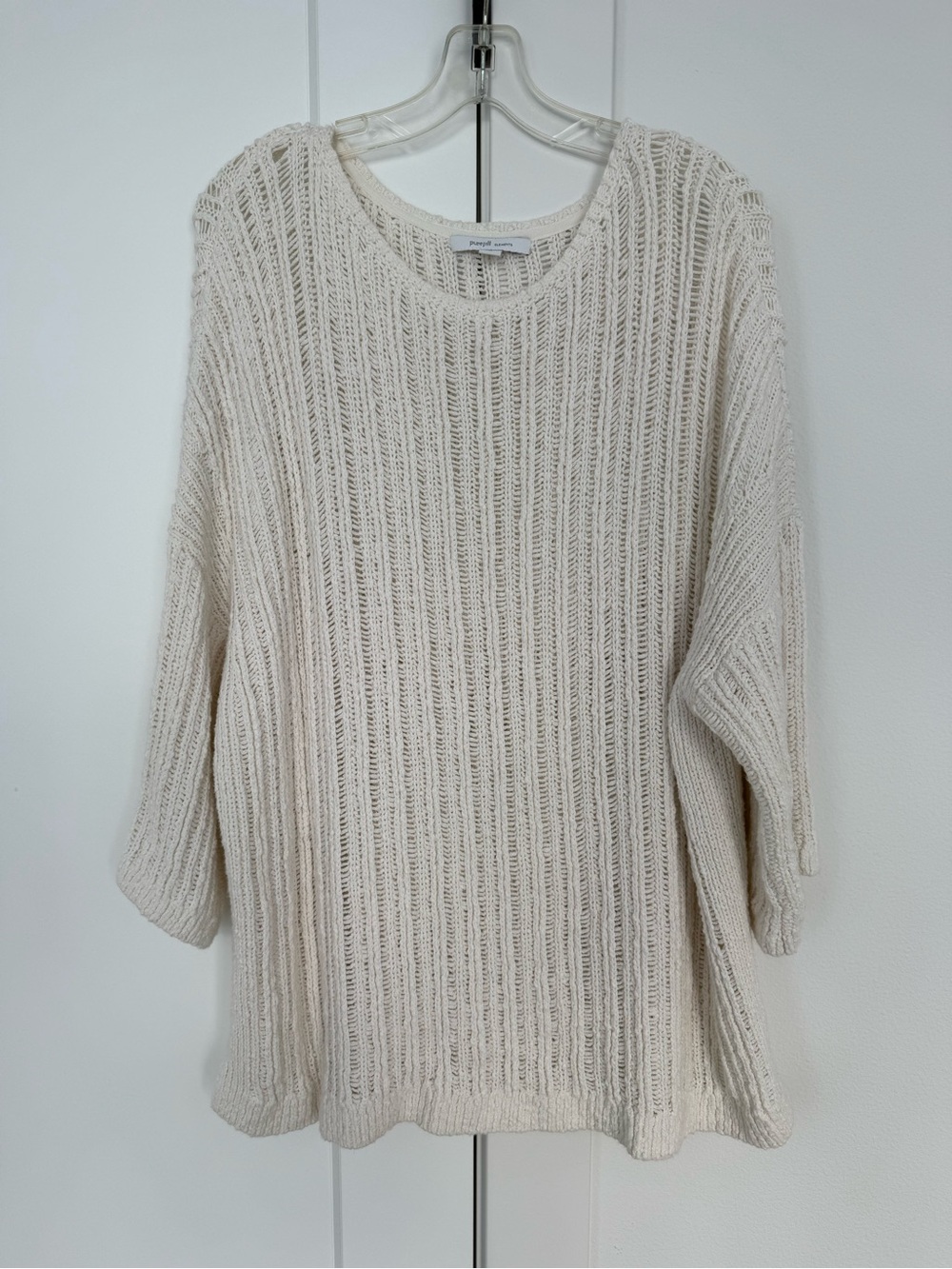 J. Jill Women's Cream Jumper